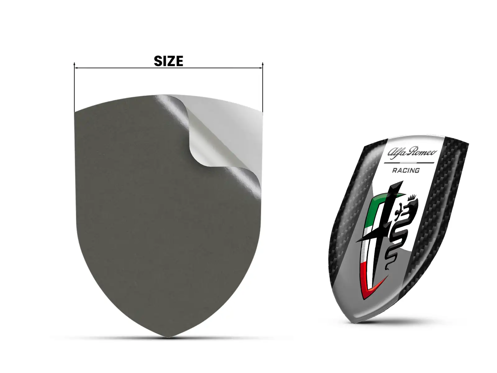 Alfa Romeo Stoßsticker Tuning Drift Stilvoll Auto